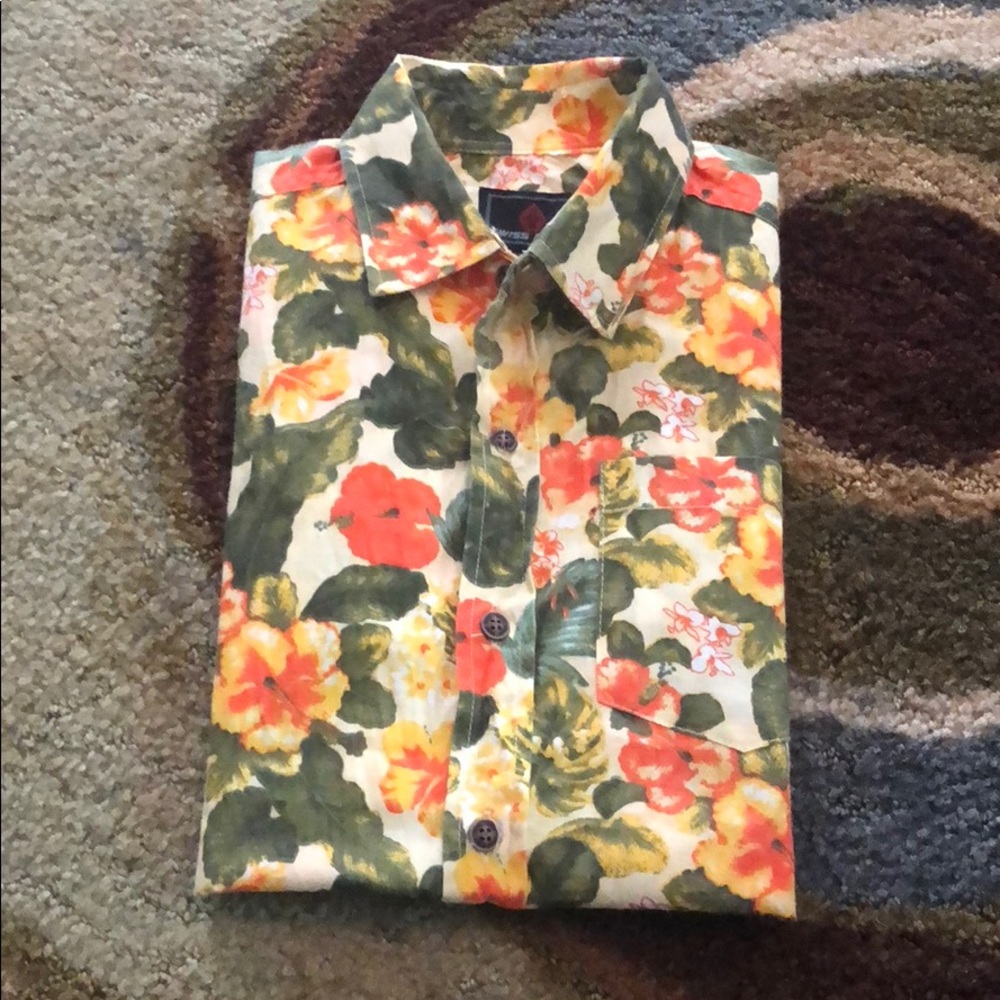 Floral Short Sleeves Boys Shirt 👕